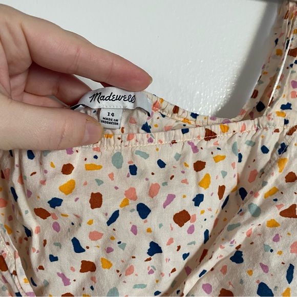 Madewell Tie-front Tank in Terrazzo - Picture 5 of 10